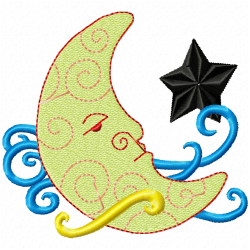 Space Designs Embroidery Design 5